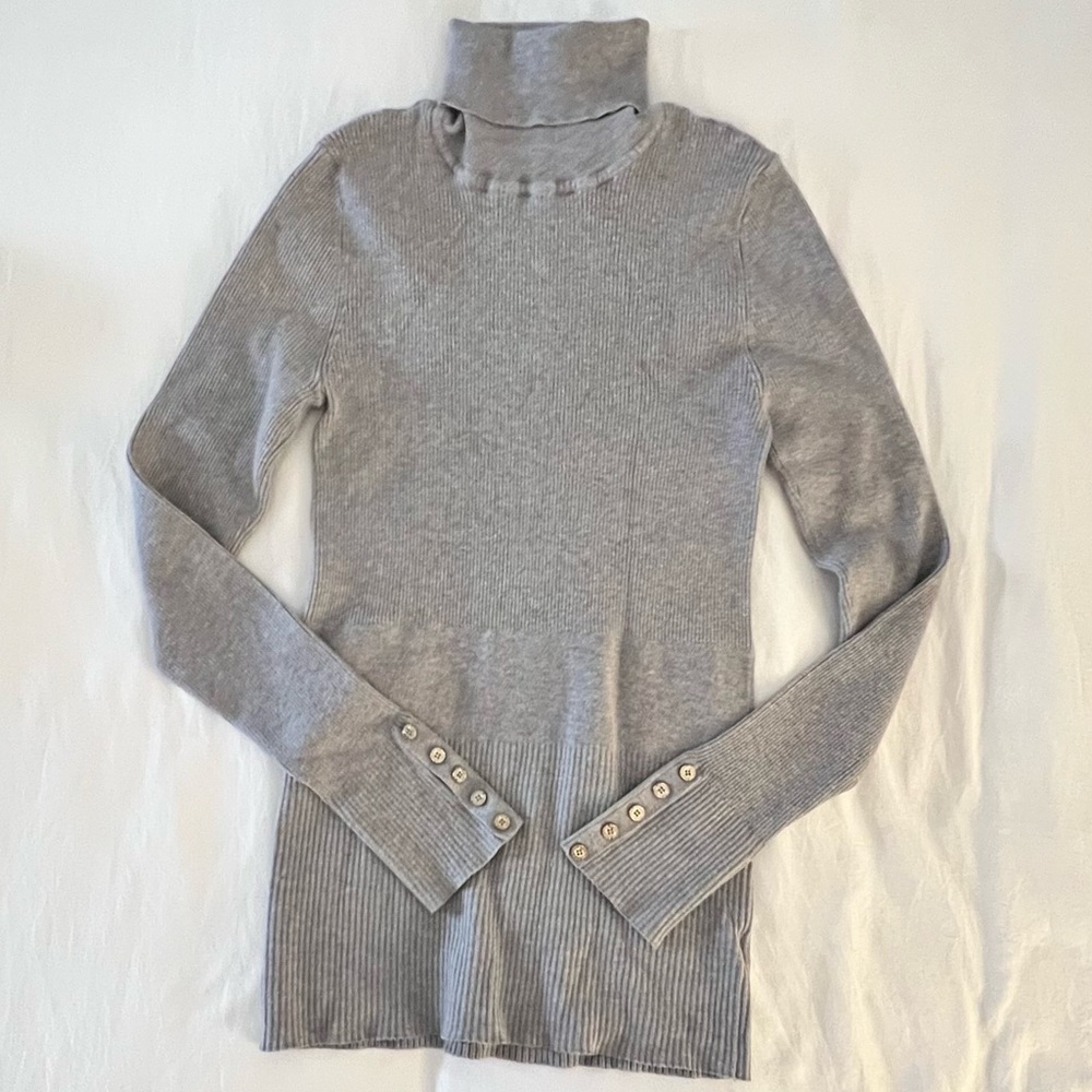 WHBM Grey Turtleneck size Medium